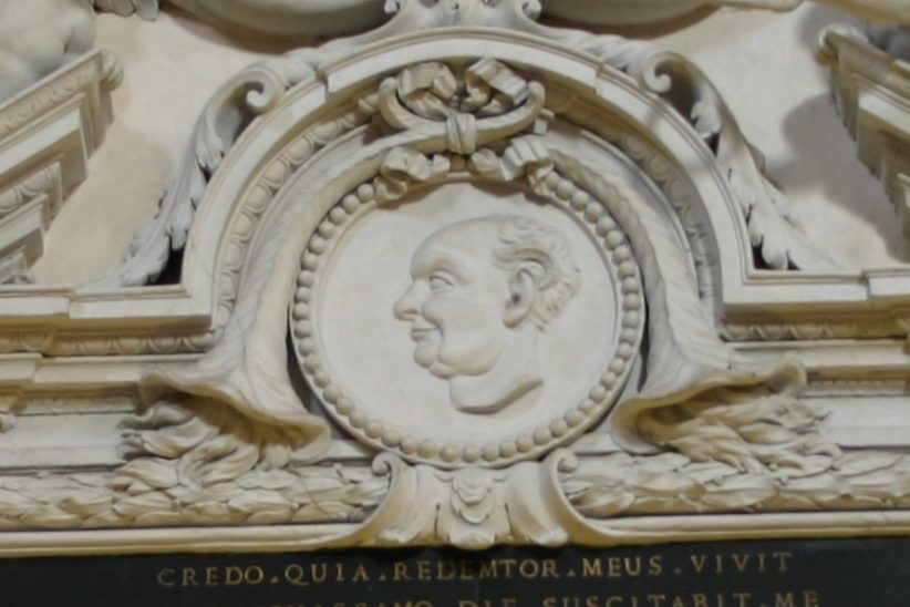 Giovanni Bianchi Plancus tomb, Chiesa di Sant'Agostino, Rimini, Italy - 03.JPG